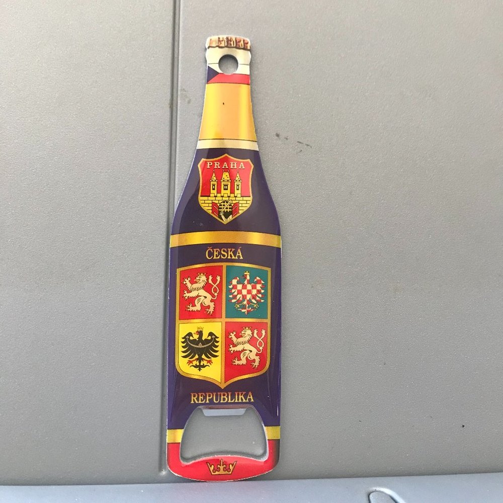 Coat Of Arms Of The City Of Prague Bottle Opener Can Opener